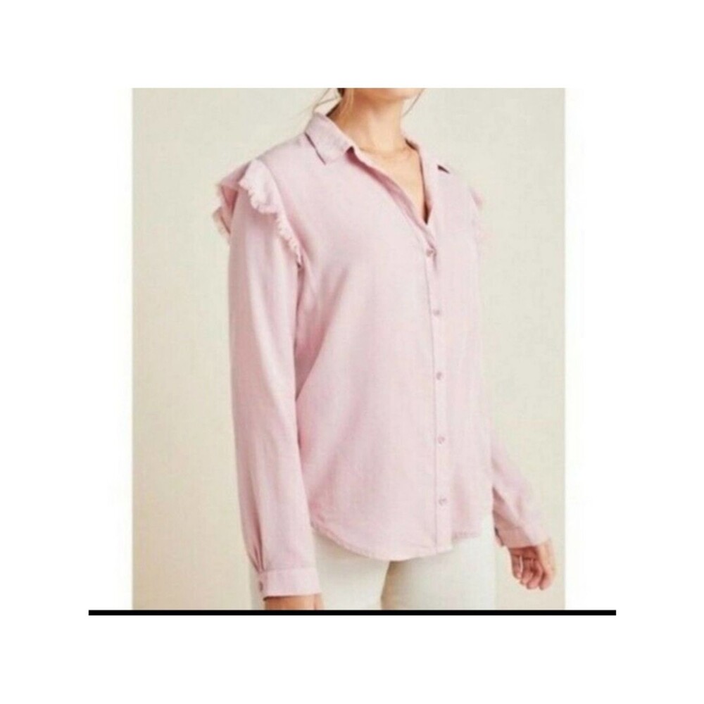 Anthropologie Cloth & Stone Pink Blouse, Size XL - New! $98